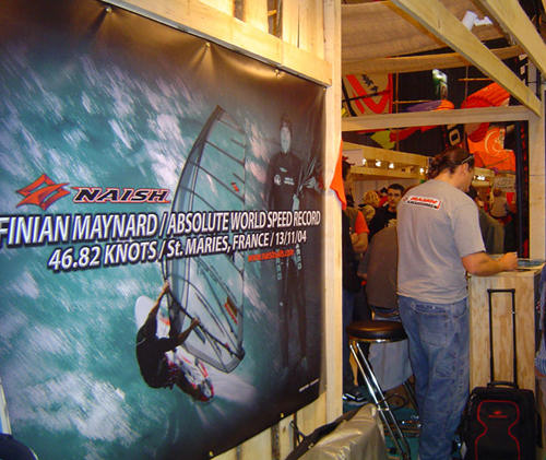 Banner displayed at the Paris Boat Show